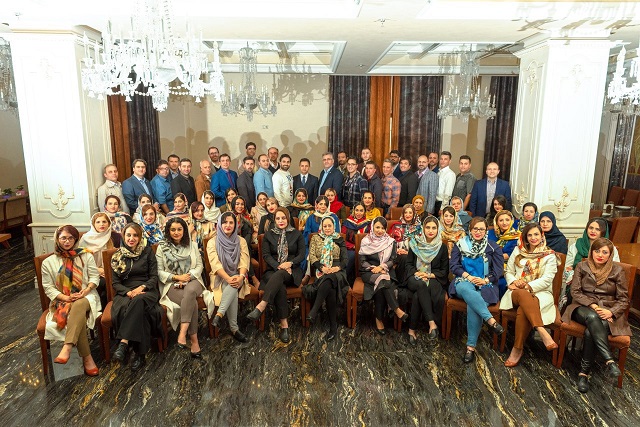 Die Feier des Jahresendes 2017 der Firma Farateb Jarrah